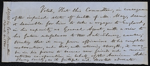 Resolution, April 4, 1860