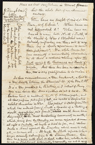 Notes on a letter by Samuel May