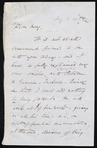 Letter from Wendell Phillips, to Samuel May, Aug. 7, 1850