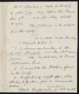 Memorandum by Samuel May, [1859?]