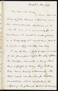 Letter from William Henry Furness, Philadelphia, to Samuel May, May 20 / 61