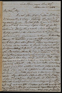 Letter from John Bishop Estlin, Cote House, near Bristol, to Samuel May, September 25th, 1850
