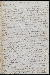 Letter from John Bishop Estlin, Bristol, to Samuel May, May 29, 1851