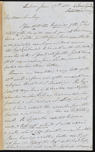 Letter from John Bishop Estlin, London, to Samuel May, June 27th, 1851
