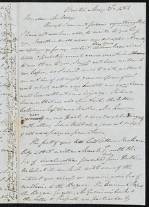 Letter from John Bishop Estlin, Bristol, to Samuel May, May 21st, 1852