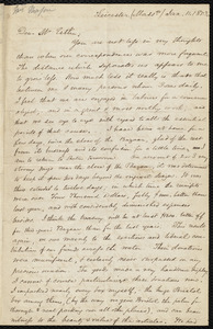 Letter from Samuel May, Leicester, Mass., to John Bishop Estlin, Jan. 11, 1853