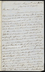 Letter from John Bishop Estlin, Bristol, to Samuel May, May 11th, 1853