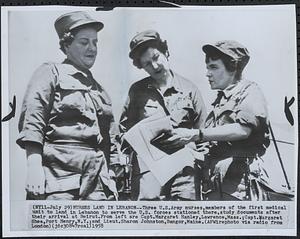 Nurses land in Lebanon