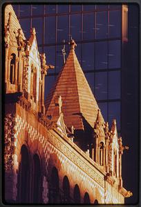 Boston 1988: Detail Trinity Church Copley Sq.