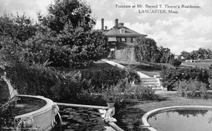 A postcard view of Hawthorne Hill gardens
