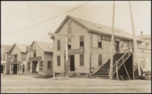 Railroad crossing on Washington Street. Newton Corner, Newton, MA