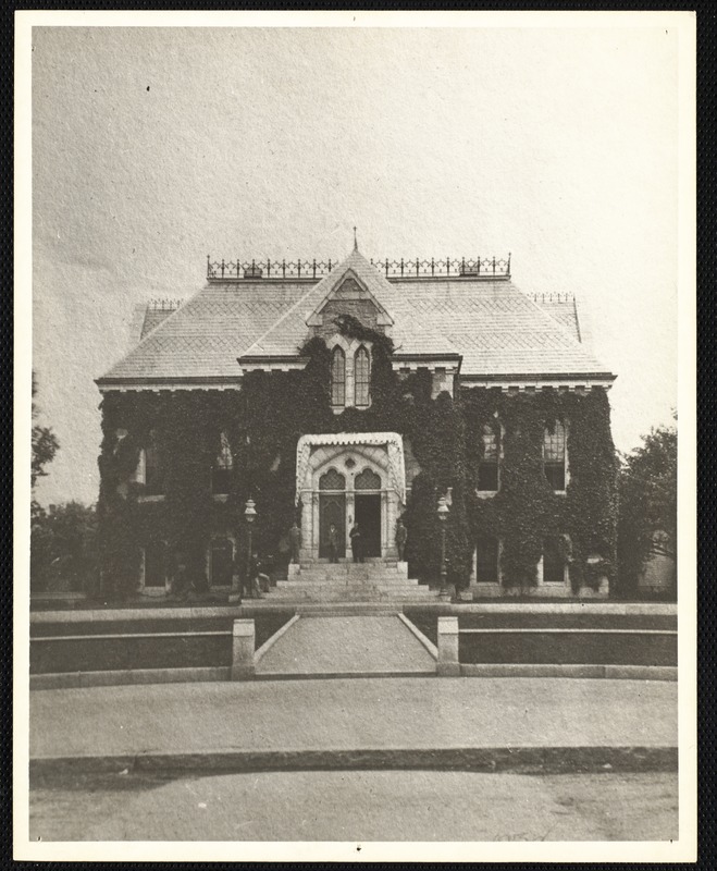 Newton Free Library, Old Main, Centre St. Newton, MA. Old Main, Front ...