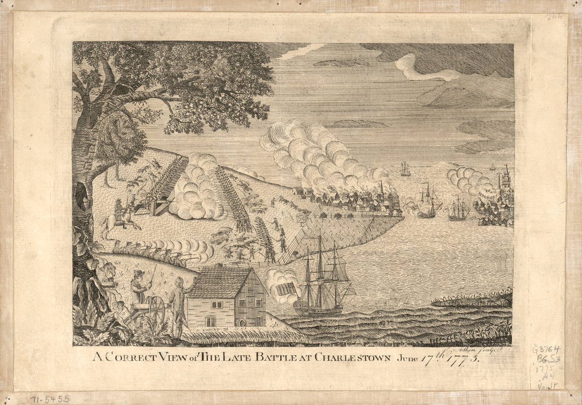 A correct view of the late battle at Charlestown