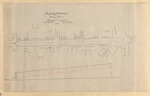Plan & profile of 12 inch drain on Broadway, Rockport