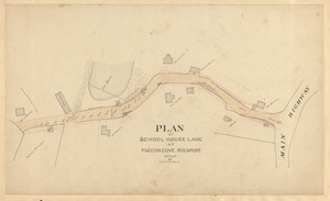 Plan of School House Lane at Pigeon-Cove, Rockport