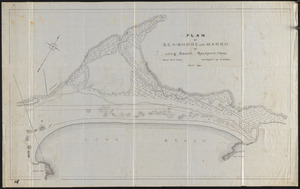 Plan of sea-shore and marsh at Long Beach, Rockport, Mass.