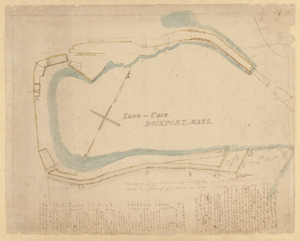 Survey of Long Cove Landing at Sandy Bay by order of the Town of Gloucester