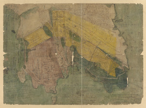 A sketch of a plan of the Town of Rockport as it was laid out previous to its being settled