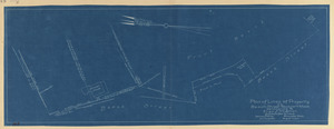 Plan of lines of property on Beach Street, Rockport, Mass. belonging to Eliza J. O'Connor