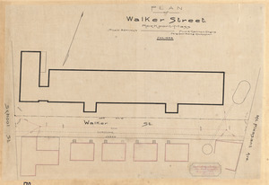 Plan of Walker Street, Rockport, Mass.