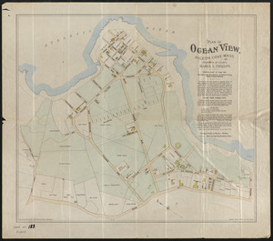 Plan of Ocean View, Pigeon Cove, Mass., property of estate, Maria L. Phillips