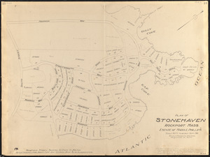 Plan of Stonehaven, Rockport, Mass., estate of Maria L. Phillips