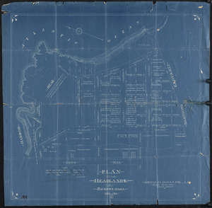Plan of the headlands in Rockport, Mass.