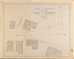 Plan of Main St. near Dock Square