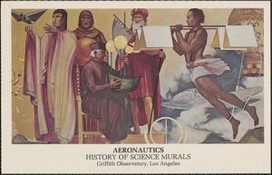 Aeronautics History of Science Murals, Griffith Observatory, Los Angeles