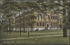 Cambridge, Mass. Robinson Hall, Harvard College