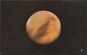 Mars, the fourth planet from the sun, often called the "red planet" because of its color