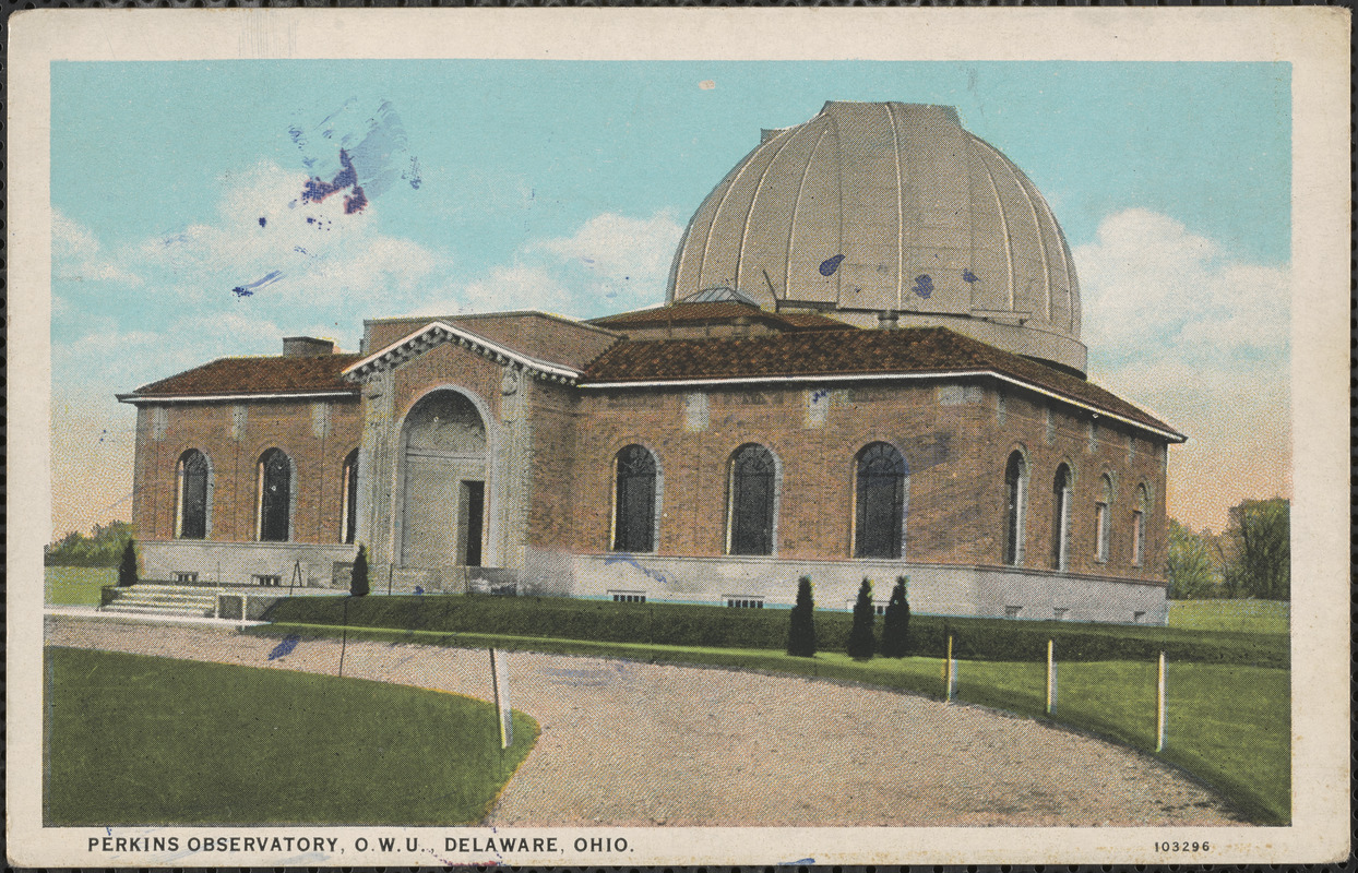 Perkins Observatory, O.W.U., Delaware, Ohio