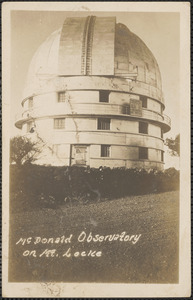 McDonald Observatory on Mt. Locke