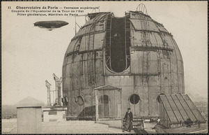Observatoire de Paris - terrasse superieure Coupole de l'Equatorial de la Tour de l'Est