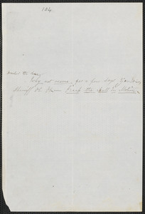 Anonymous autograph note to Thomas Wentworth Higginson, Snow's Store, Vt., 10 December [1859]