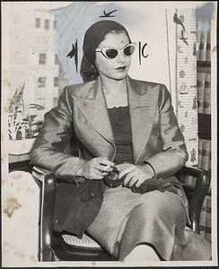 Roberta Reiter at the office of her atty. Thomas Piscopo of 40 Court Ct., also known as Nella Bogart