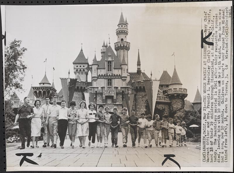 The whole family at Disneyland