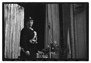 Mrs. Cecil R. Nickolls, at Youth Conference - Hotel Statler