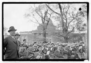 Boston Park Department May Day Festival, Commissioner William Long in foreground