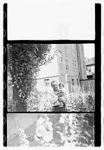 A man holding a child