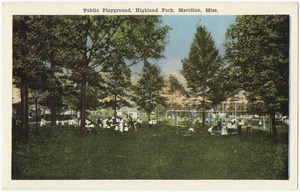 Public playground, Highland Park, Meridian, Miss.
