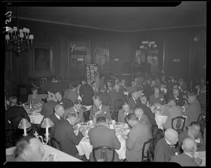 Advertising Club of Boston luncheon held to demonstrate FM transmission at Hotel Statler