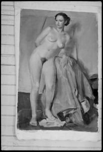Painting of nude woman