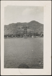 Two-man submarine in Nagasaki shipyard