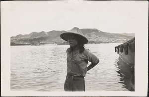 Native woman at Sesoko-shima Bay