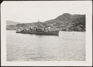 Ferry and shipyard in Nagasaki