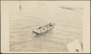 Unidentified image, probably taken from or aboard LST 795 while underway in Pacific