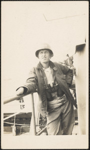 Unidentified image, probably taken from or aboard LST 795 while underway in Pacific