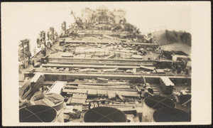 Unidentified image, probably taken from or aboard LST 795 while underway in Pacific