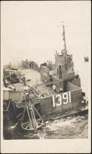LCT after it was launched off our ship at Okinawa